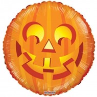 Smiley Pumpkin Face Halloween Balloon